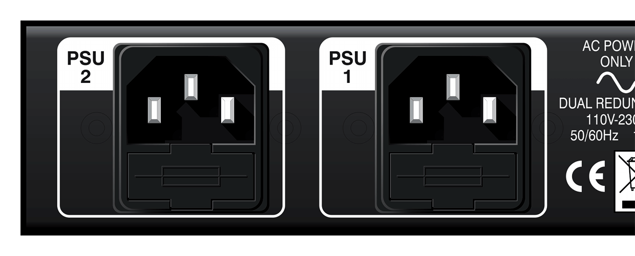 THe two mains inlets of the DClock-R