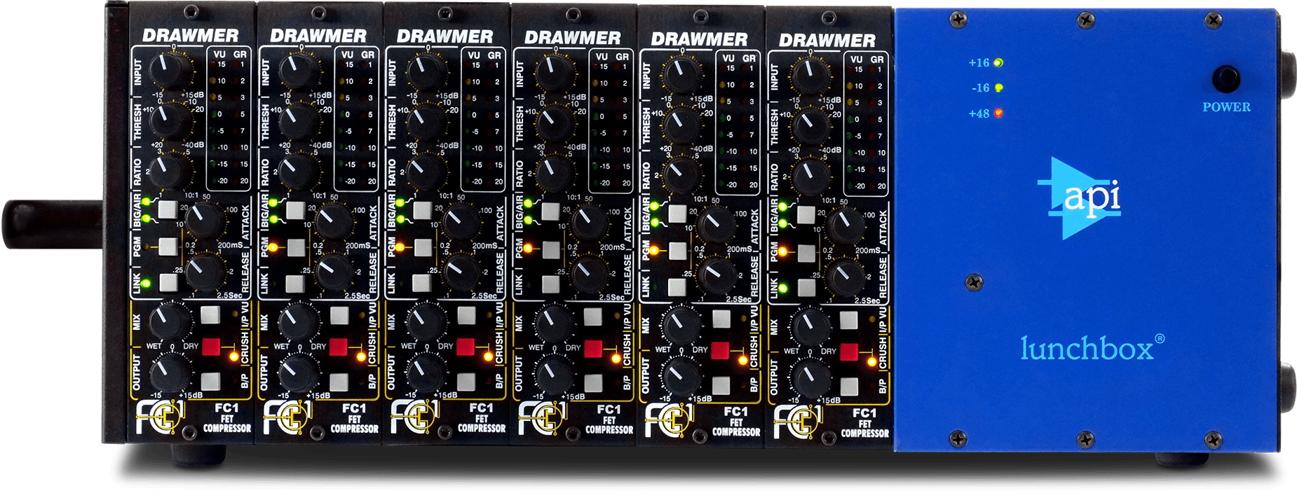 6 FC1s in a rack