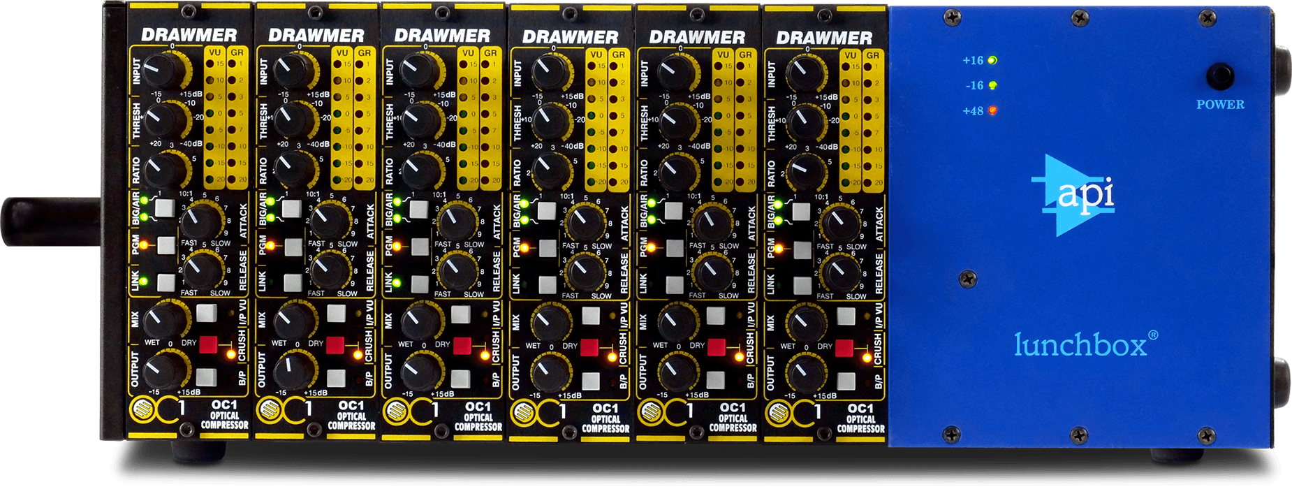 6 OC1s in a 500 series rack