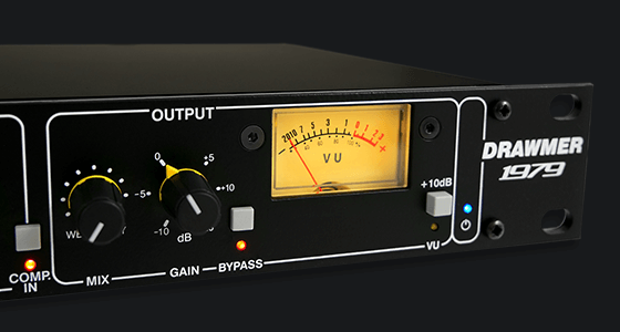 1979 front panel, focusing on the output